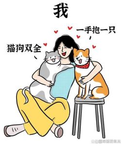 女士与猫咪争抢取暖器，猫咪霸占取暖器，两人共享温暖